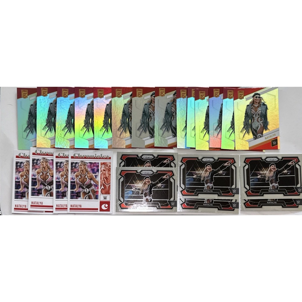 Natalya WWE Wrestling 24 Card Panini Prizm Elite‎ Chronicles Lot